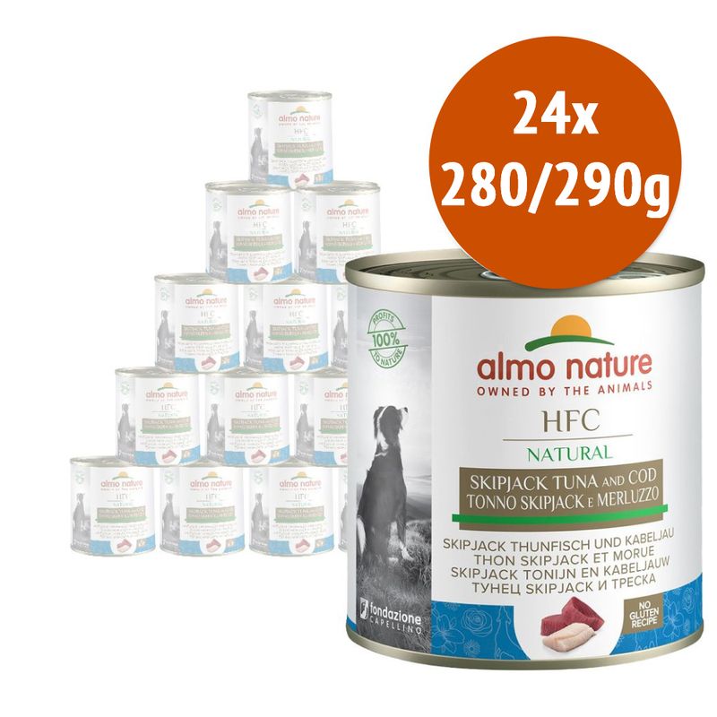 Zooplus Almo Nature 24 x 280 / 290 g Alimento umido per cane