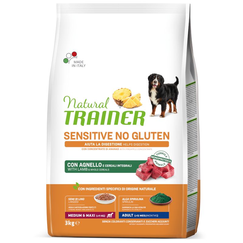 Zooplus Natural Trainer Sensitive Adult Medium/Maxi Monoproteico con Agnello Sconto di tempo limitato