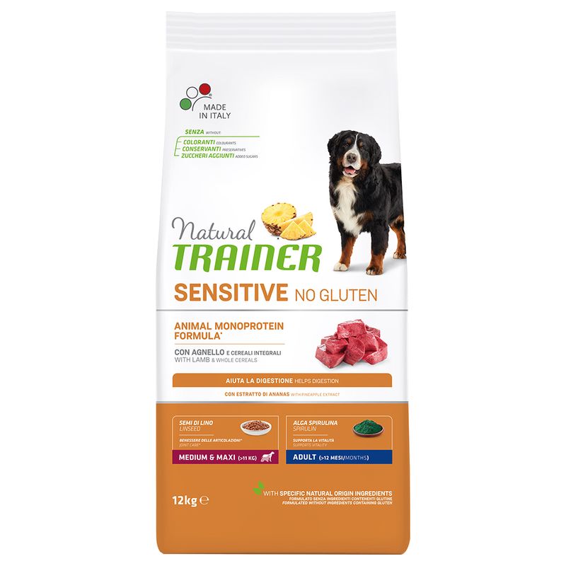 Zooplus Natural Trainer Sensitive Adult Medium/Maxi Monoproteico con Agnello Sconto di tempo limitato