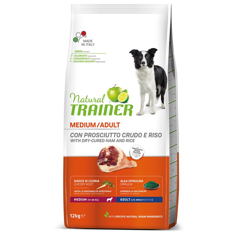 Zooplus Natural Trainer Medium Adult con Prosciutto crudo & Riso Offerta speciale