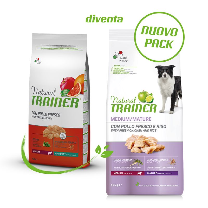 Zooplus Natural Trainer Medium Maturity con Pollo fresco Shopping online