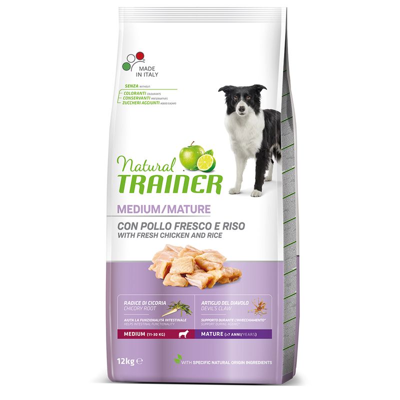 Zooplus Natural Trainer Medium Maturity con Pollo fresco Shopping online