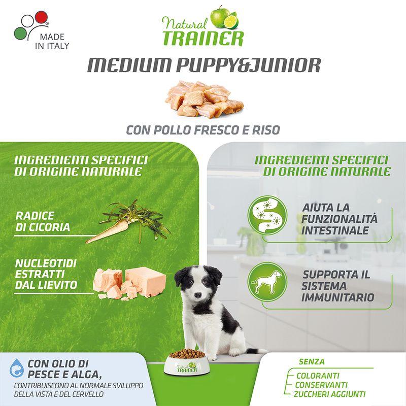Zooplus Natural Trainer Medium Puppy & Junior con Pollo fresco Vendite stagionali
