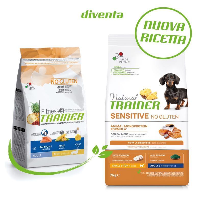 Zooplus Natural Trainer Sensitive No Gluten Adult Small Monoproteico con Salmone Black Friday