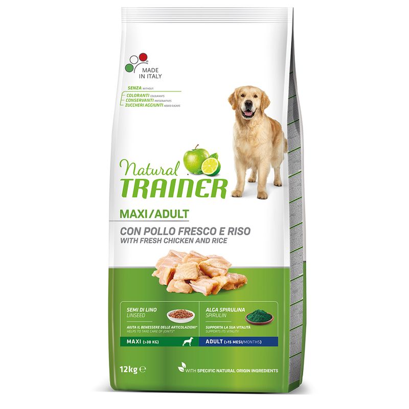 Zooplus Natural Trainer Maxi Adult con Pollo fresco & Riso Offerta natalizia