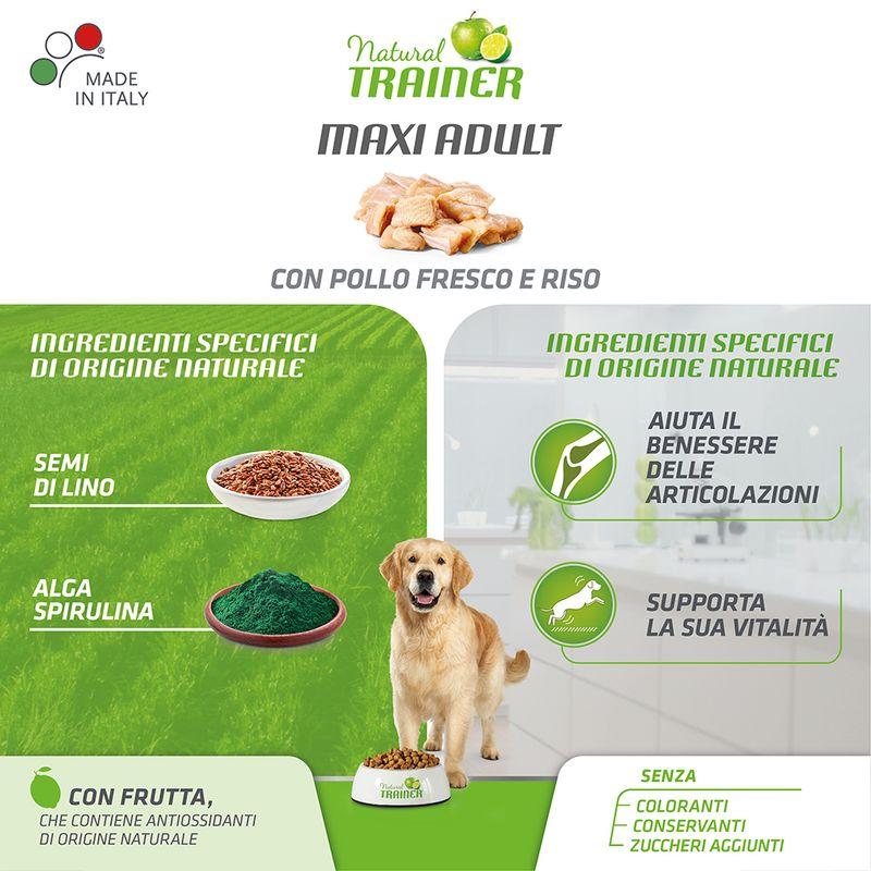Zooplus Natural Trainer Maxi Adult con Pollo fresco & Riso Offerta natalizia