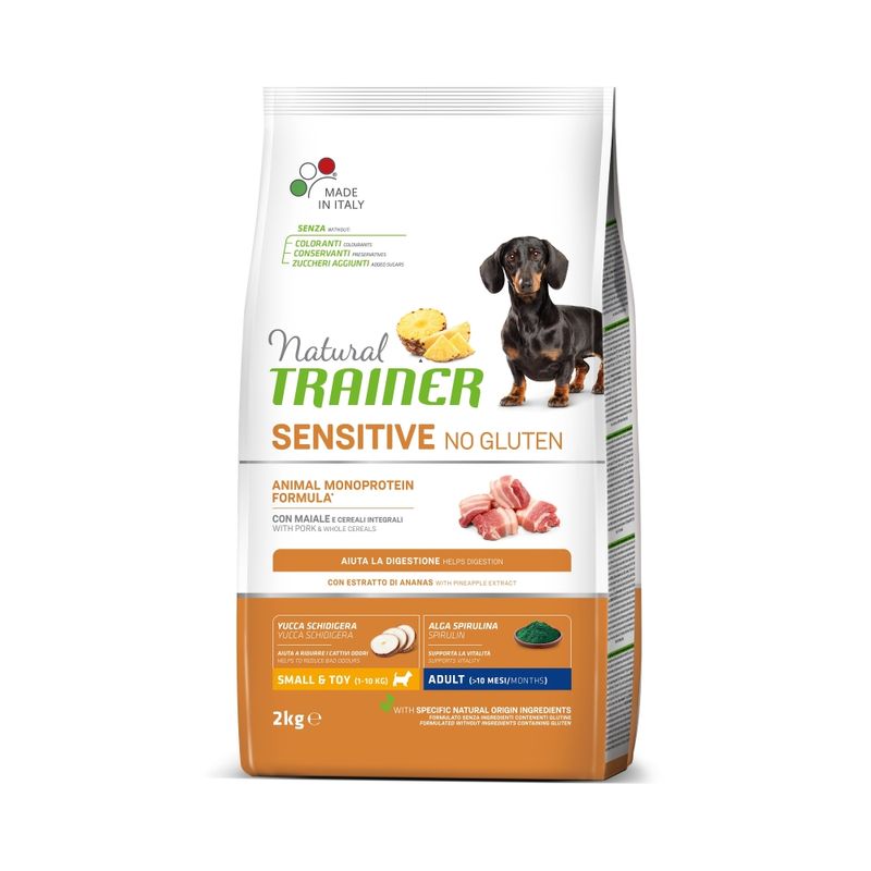 Zooplus Natural Trainer Sensitive No Gluten Adult Small Monoproteico con Maiale Offerta San Valentino