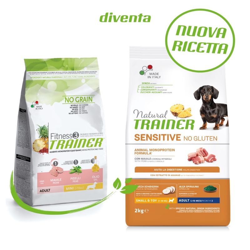 Zooplus Natural Trainer Sensitive No Gluten Adult Small Monoproteico con Maiale Offerta San Valentino