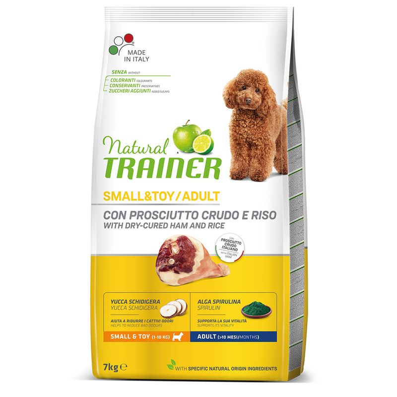 Zooplus Natural Trainer Adult Small & Toy Prosciutto Crudo & Riso Offerta Anniversario