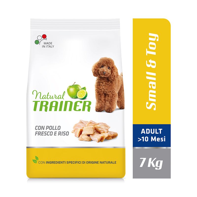 Zooplus Natural Trainer Adult Small & Toy con Pollo fresco & Riso Vendita calda