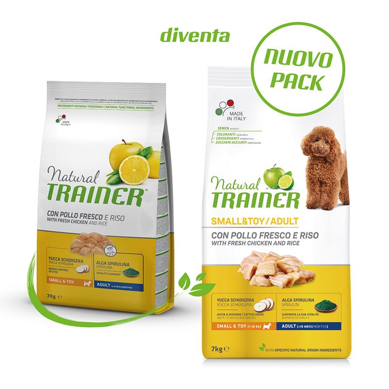 Zooplus Natural Trainer Adult Small & Toy con Pollo fresco & Riso Vendita calda