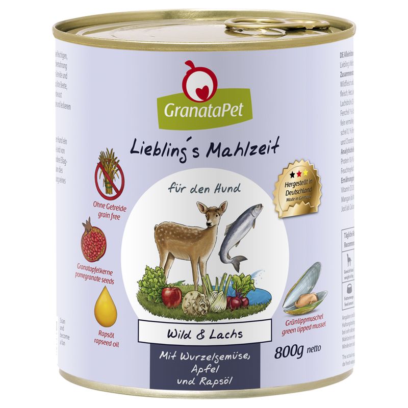 Zooplus GranataPet 6 x 800 g Alimento umido per cane Latest fashion