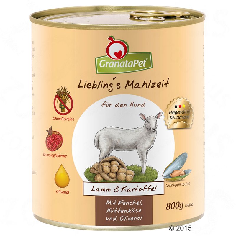 Zooplus GranataPet 24 x 800 g Alimento umido per cane Offerta temporanea