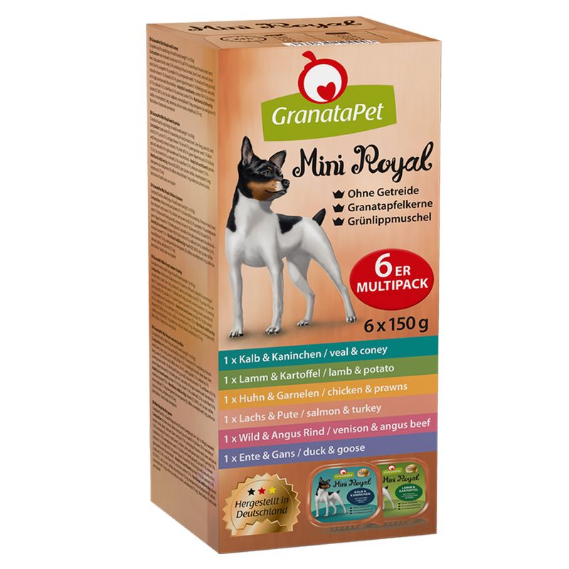 Zooplus GranataPet Mini Royal Pacco misto 150 g Offerte esclusive