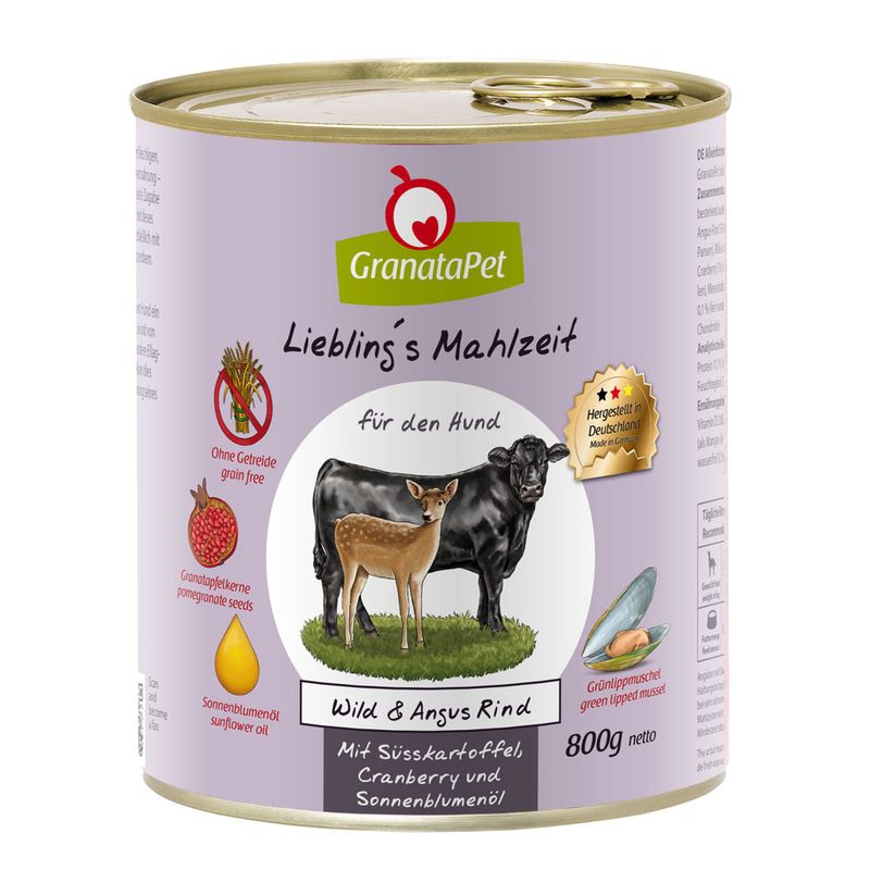 Zooplus GranataPet Pacco misto 6 x 800 g Alimento umido per cane Lightning offer