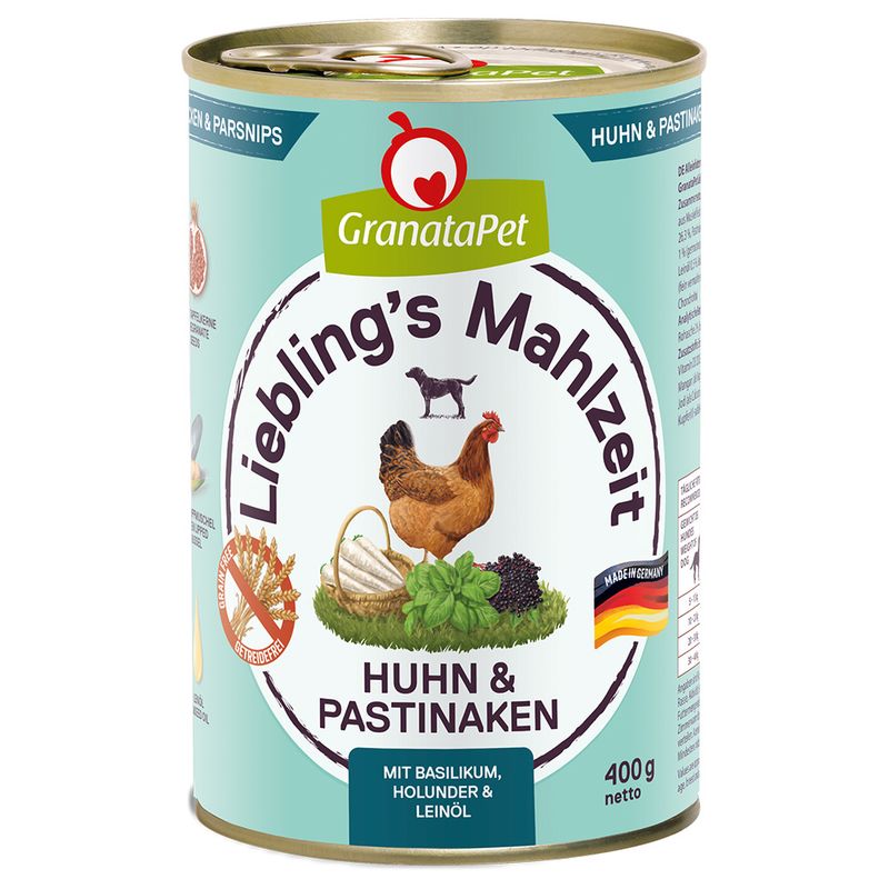 Zooplus Granatapet 24 x 400 g Alimento umido per cane Grandi sconti