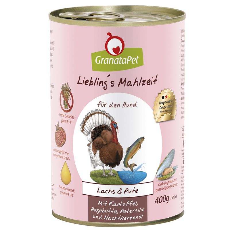 Zooplus GranataPet Pacco misto 6 x 400 g Alimento umido per cani Offerte stagionali