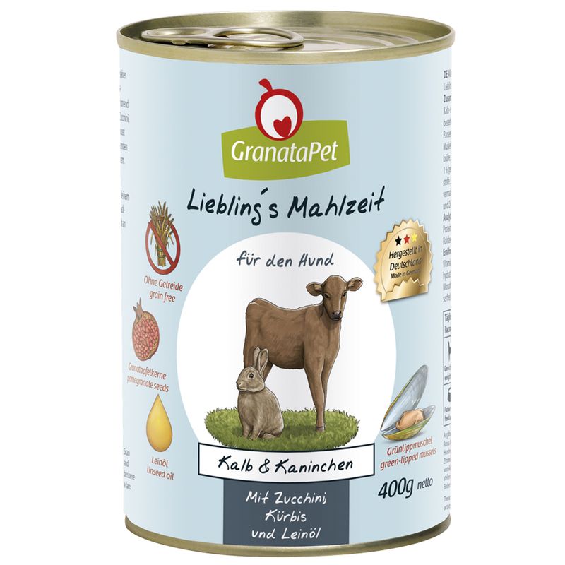 Zooplus GranataPet Pacco misto 6 x 400 g Alimento umido per cani Offerte stagionali