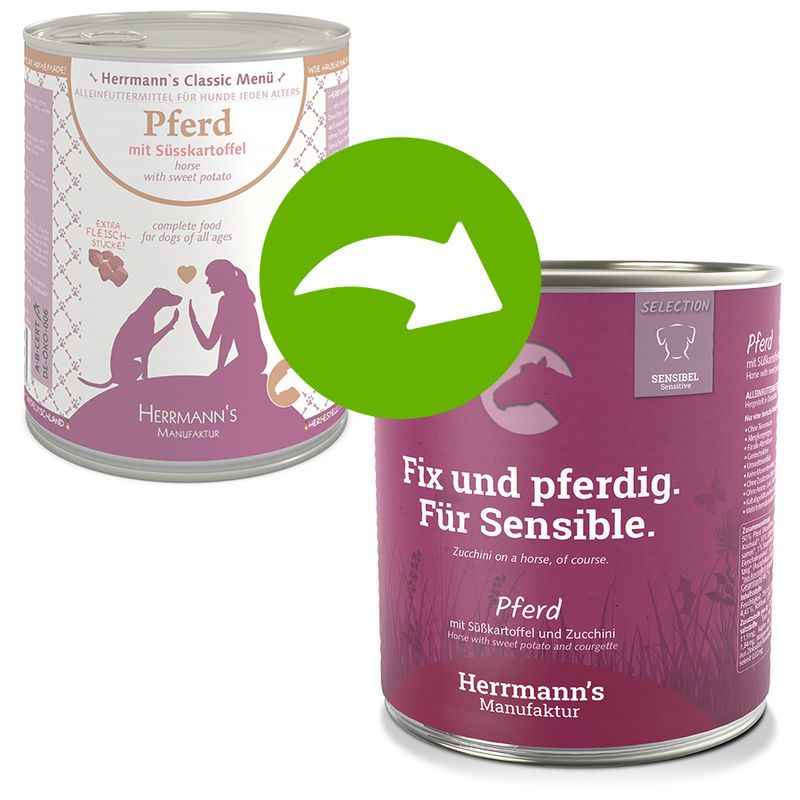 Zooplus Herrmann's Bio Menù Sensitive 12 x 800 g Umido cane Sconti VIP