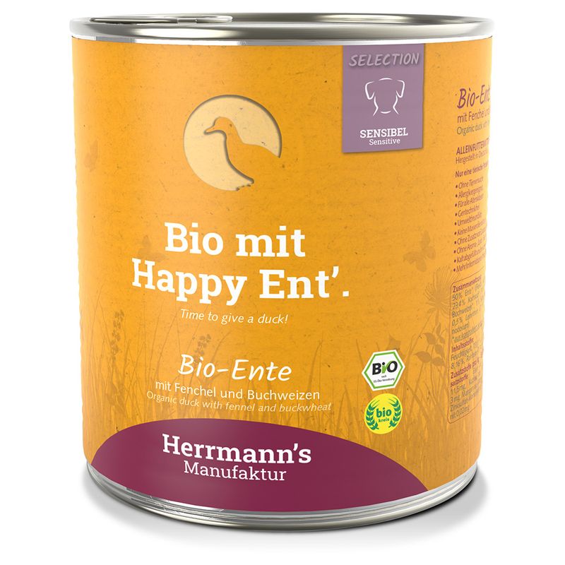 Zooplus Herrmann's Bio Menù Sensitive 12 x 800 g Umido cane Sconti VIP