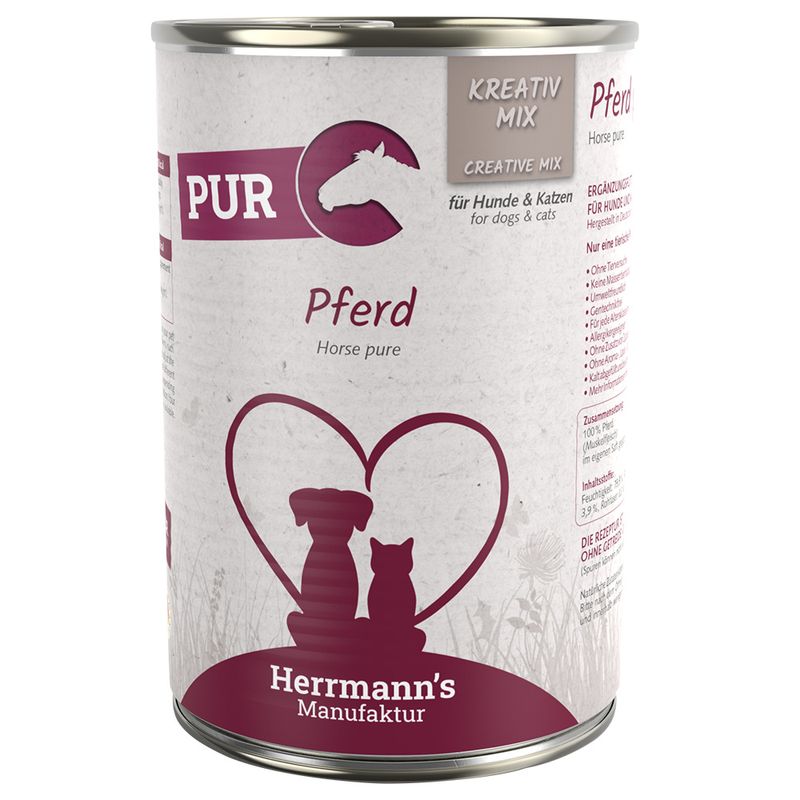Zooplus Herrmann's Bio Carne pura 24 x 400 g Alimento umido Ultimi tre giorni
