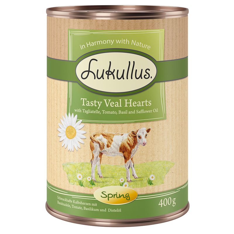 Zooplus 20 + 4 gratis 24 x 400 g Lukullus Umido per cani Fino al 50% di sconto
