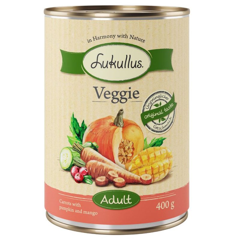 Zooplus 20 + 4 gratis 24 x 400 g Lukullus Umido per cani Fino al 50% di sconto