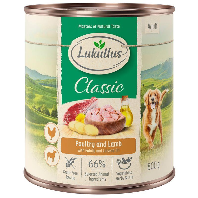 Zooplus Lukullus 24 x 800 g Umido cane Fino al 60% di sconto