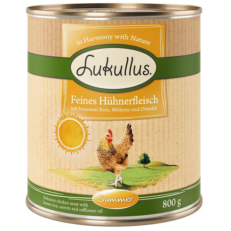 Zooplus Lukullus 12 x 800 g Alimento umido per cani Fino al 65% di sconto