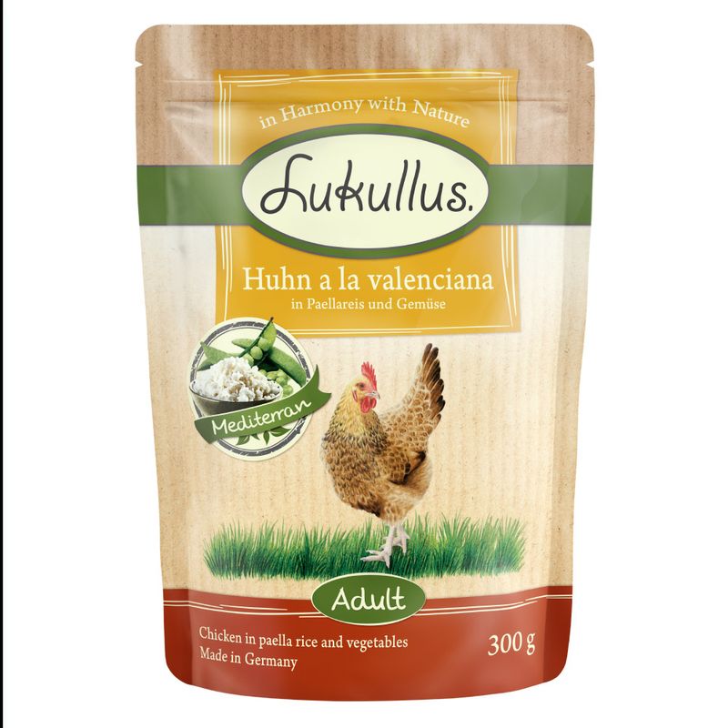 Zooplus Lukullus in buste Pacco misto 6 x 300 g Alimento umido per cane Fino al 55% di sconto