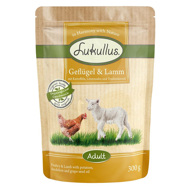 Zooplus Lukullus in buste senza cereali 6 x 300 g Super sconto