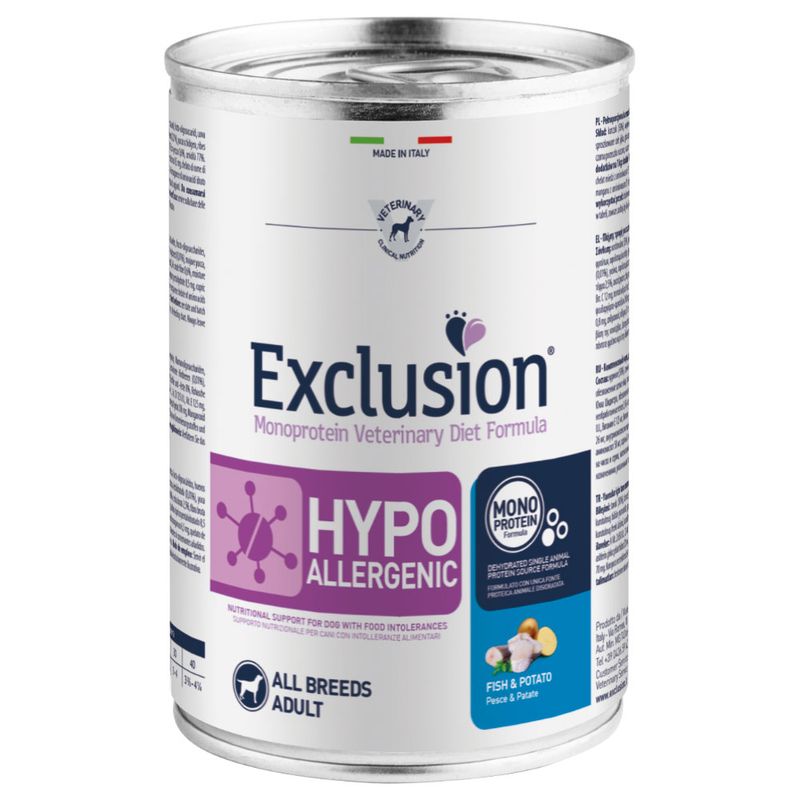 Zooplus Exclusion Diet Hypoallergenic 6 x 400 g Nuovo
