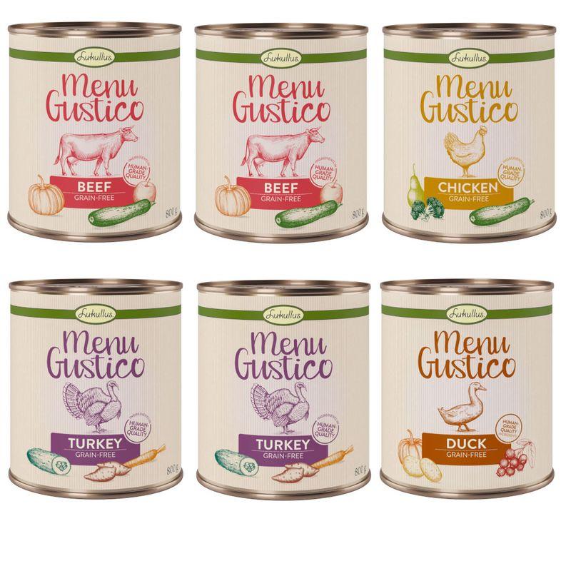 Zooplus Set prova misto Lukullus Menu Gustico Alimento umido per cani Prezzo Ridotto