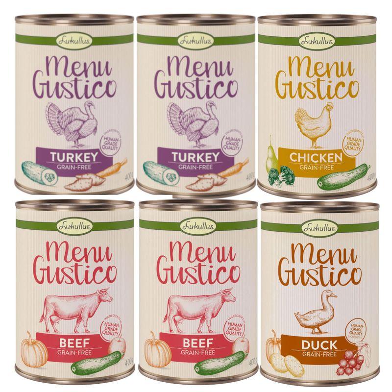 Zooplus Set prova misto Lukullus Menu Gustico Alimento umido per cani Prezzo Ridotto