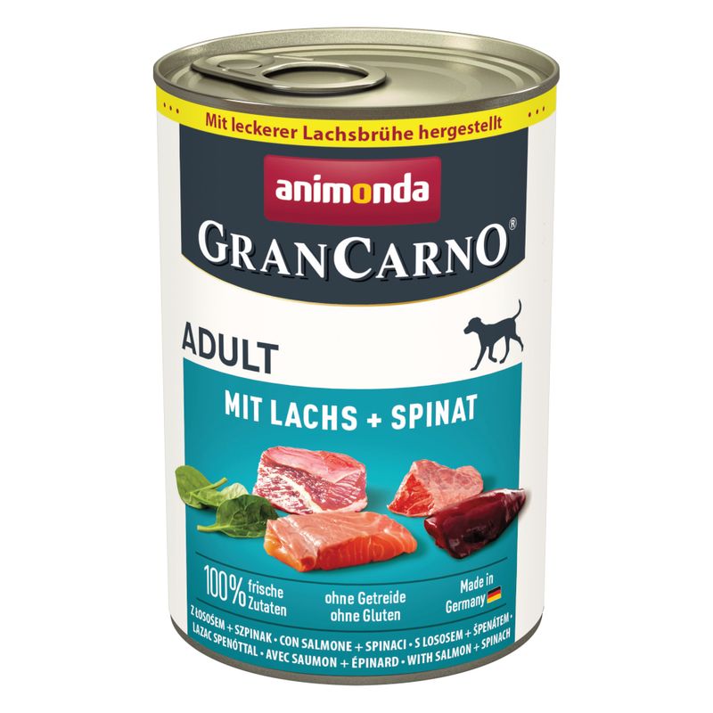 Zooplus animonda GranCarno Original Adult 6 x 400 g Umido per cane Presa