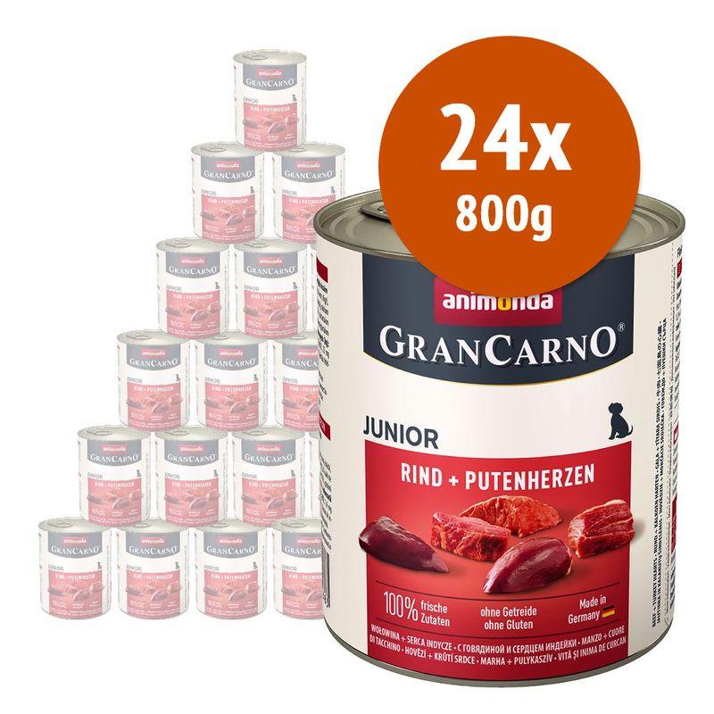 Zooplus animonda GranCarno Original 24 x 800 g Umido per cane