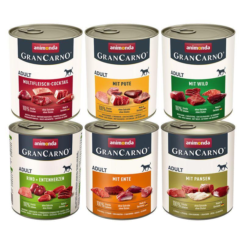 Zooplus animonda GranCarno Original 12 x 800 g Umido per cane Offerta