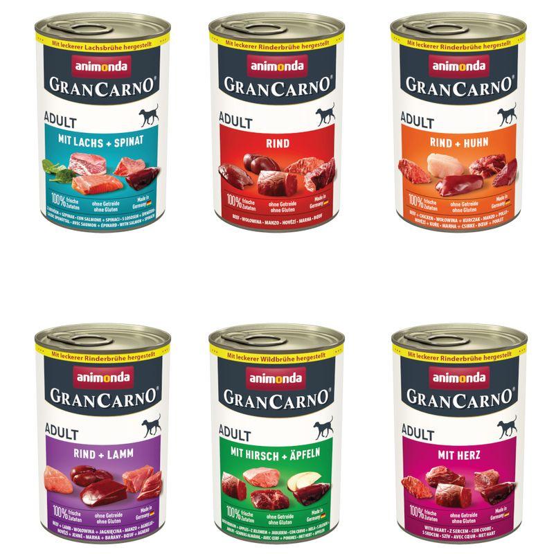 Zooplus animonda GranCarno Original 12 x 400 g Umido per cane Economico