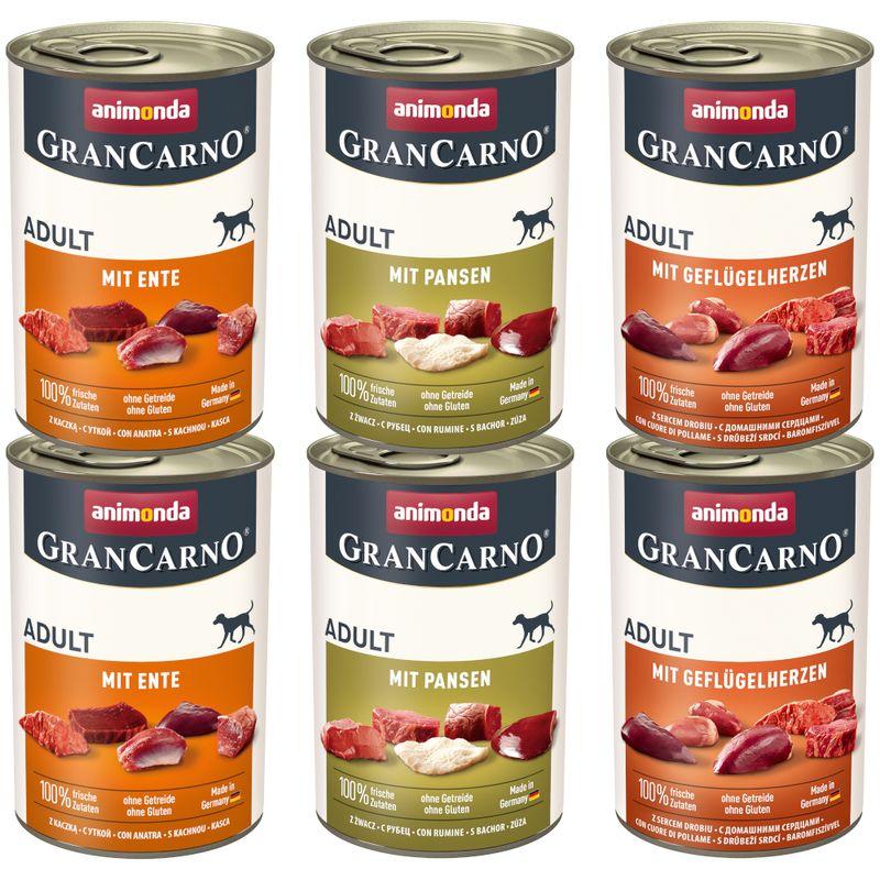Zooplus animonda GranCarno Original 12 x 400 g Umido per cane Economico