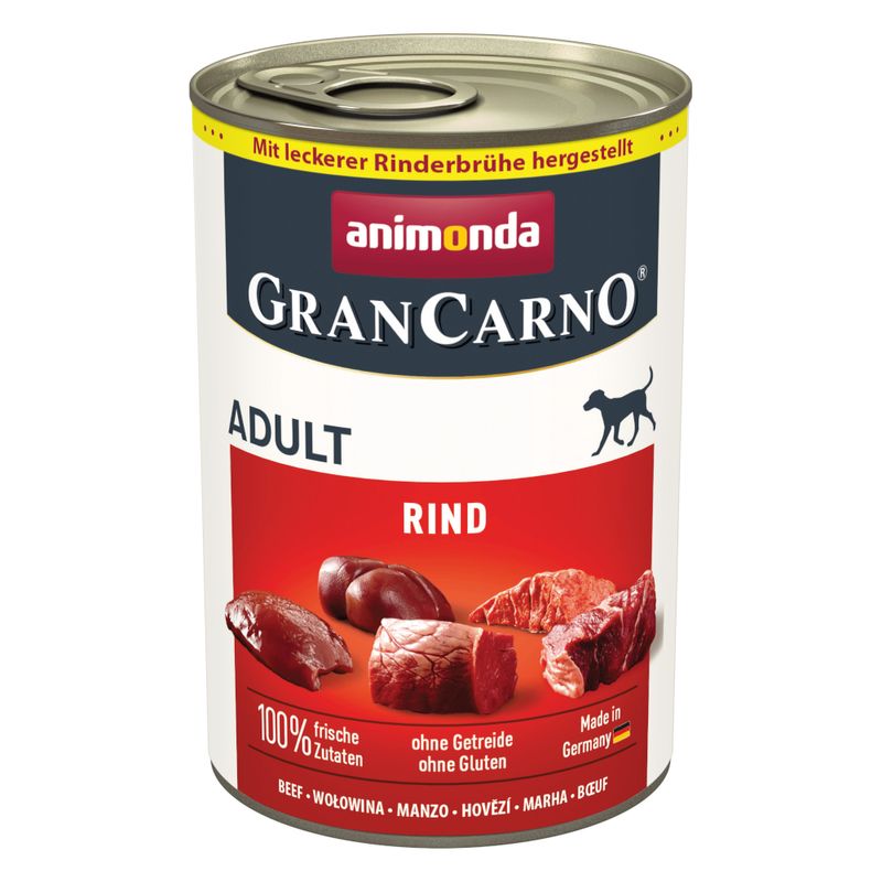 Zooplus animonda GranCarno Original 12 x 400 g Umido per cane Economico