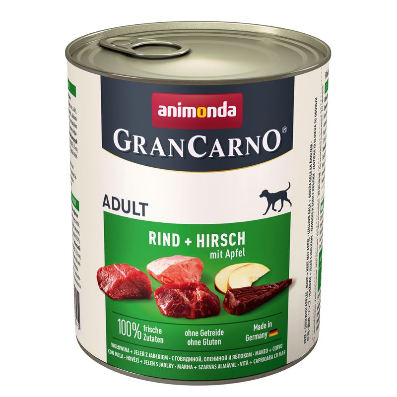 Zooplus animonda GranCarno Original Adult 6 x 800 g Umido per cane Outlet