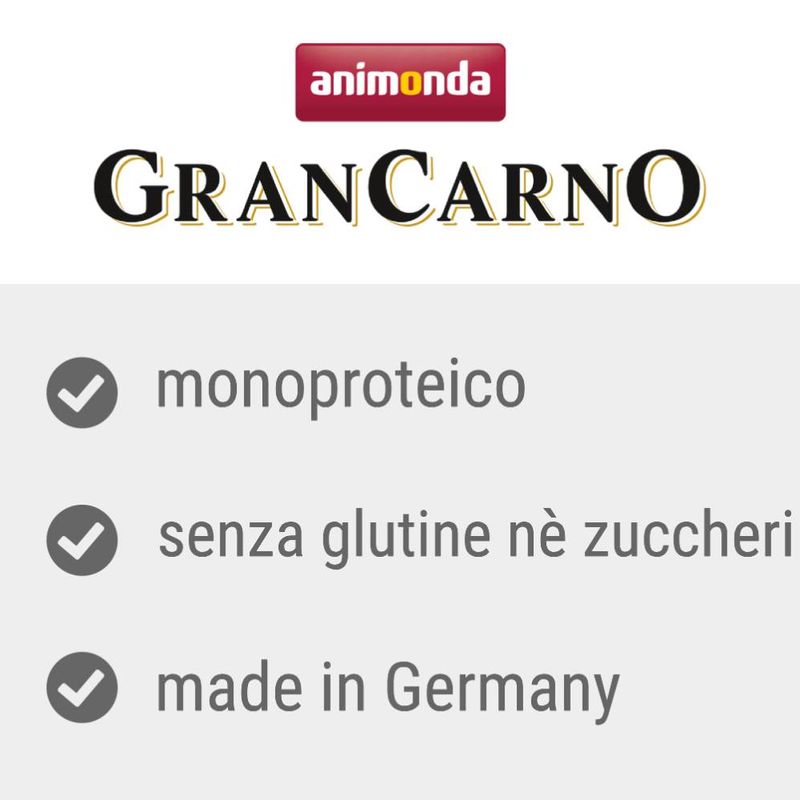 Zooplus animonda GranCarno Adult Sensitive 6 x 400 g umido per cane Saldi Di Fabbrica