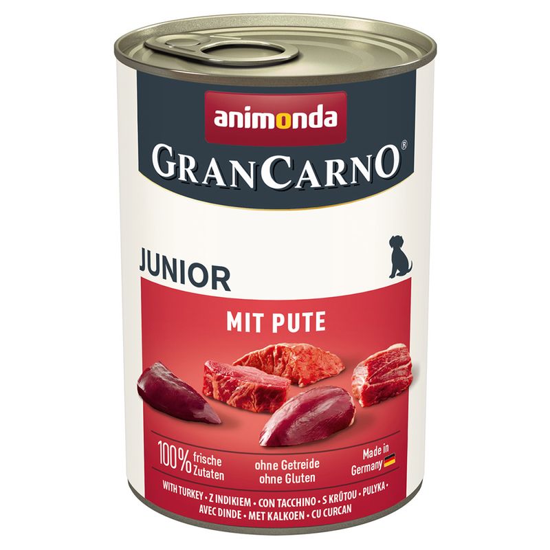 Zooplus animonda GranCarno Original Junior 6 x 400 g Umido per cane Vendite Flash