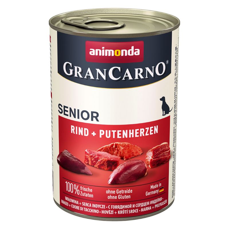 Zooplus animonda GranCarno Original Senior 6 x 400 g Umido per cane Negozio