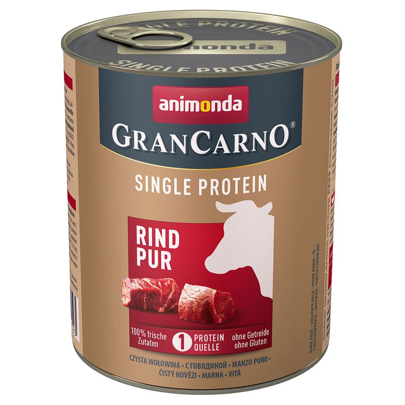 Zooplus animonda GranCarno Adult Single Protein 6 x 800 g Negozio online di fabbrica