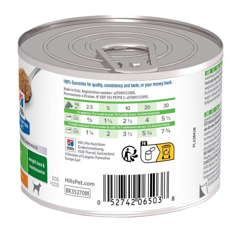 Zooplus Hill's Prescription Diet Metabolic Weight Management Pollo umido per cane Offerta per la Festa della Mamma