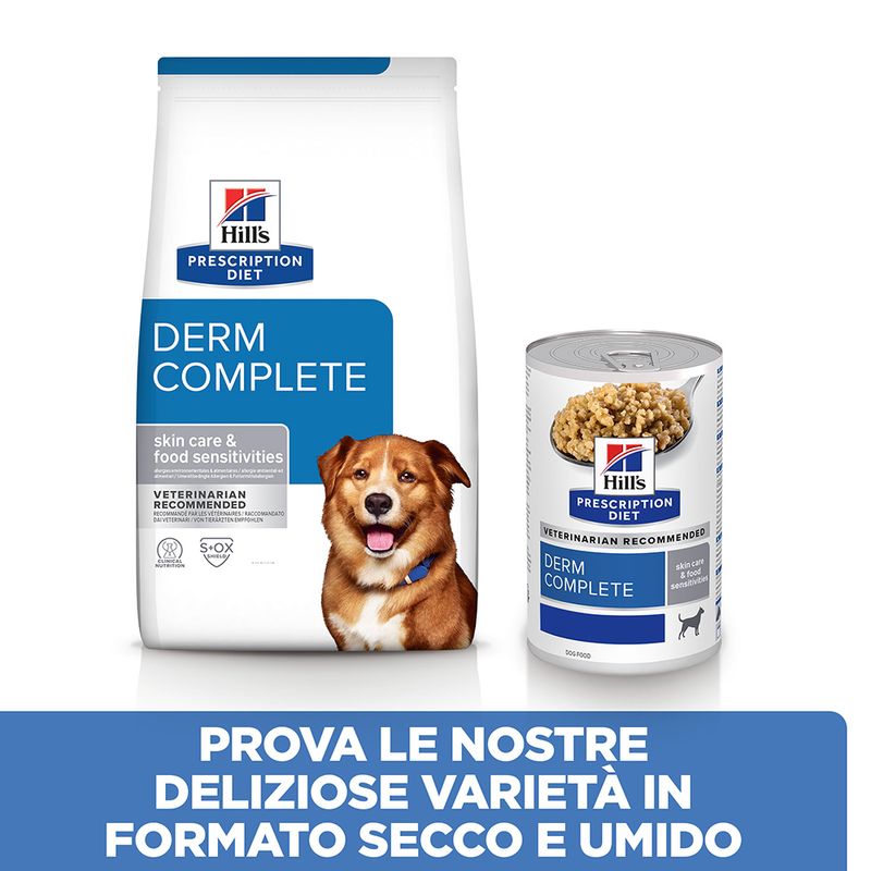 Zooplus Hill’s Prescription Diet Canine Derm Complete umido per cani Grandi sconti