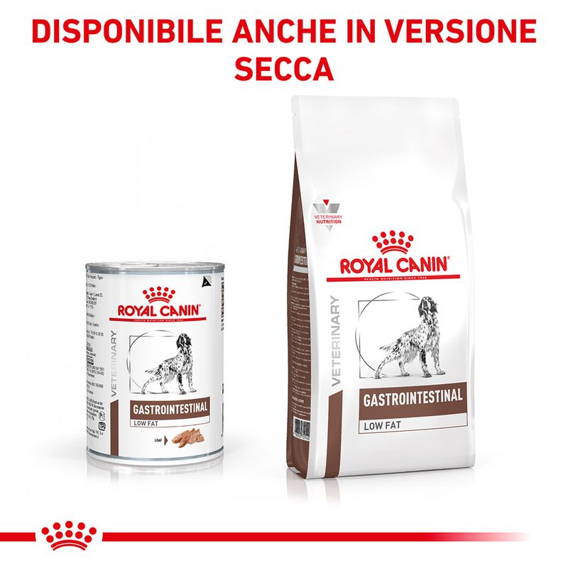 Zooplus Royal Canin Gastrointestinal Low Fat Veterinary Patè umido per cane Prezzo basso