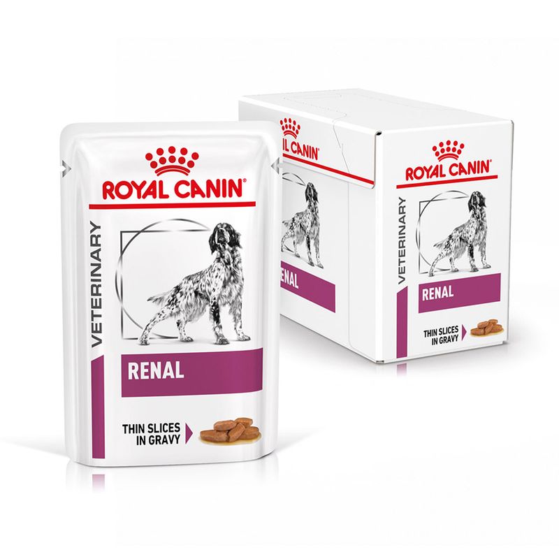 Zooplus Royal Canin Veterinary Canine Renal in Salsa umido per cane Ritorno libero