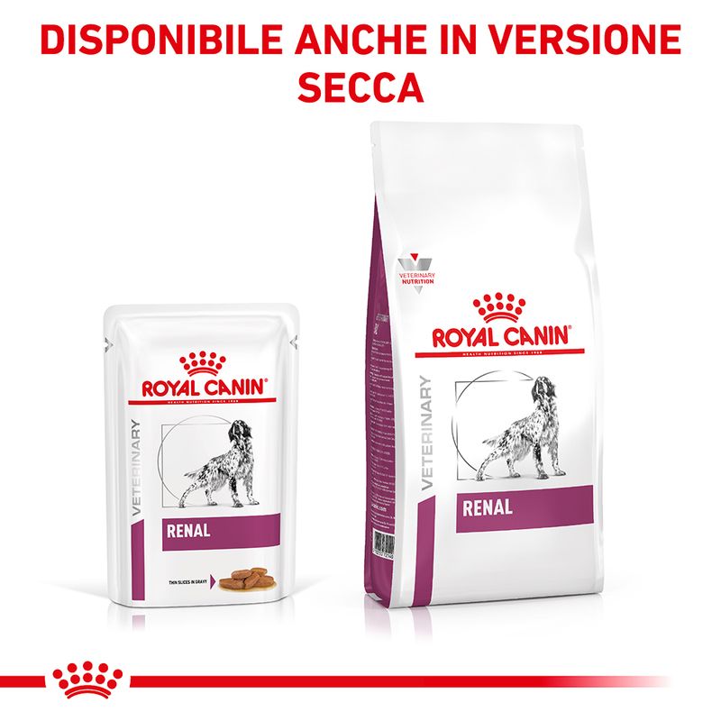 Zooplus Royal Canin Veterinary Canine Renal in Salsa umido per cane Ritorno libero